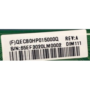 MAIN PARA MONITOR HP / NUMERO DE PARTE QECBOHP0150 / 715G7083-M01-000-0H4I /NUMERO DE PANEL LM270WF5 (S2)(F2) / MODELO HP27XW
